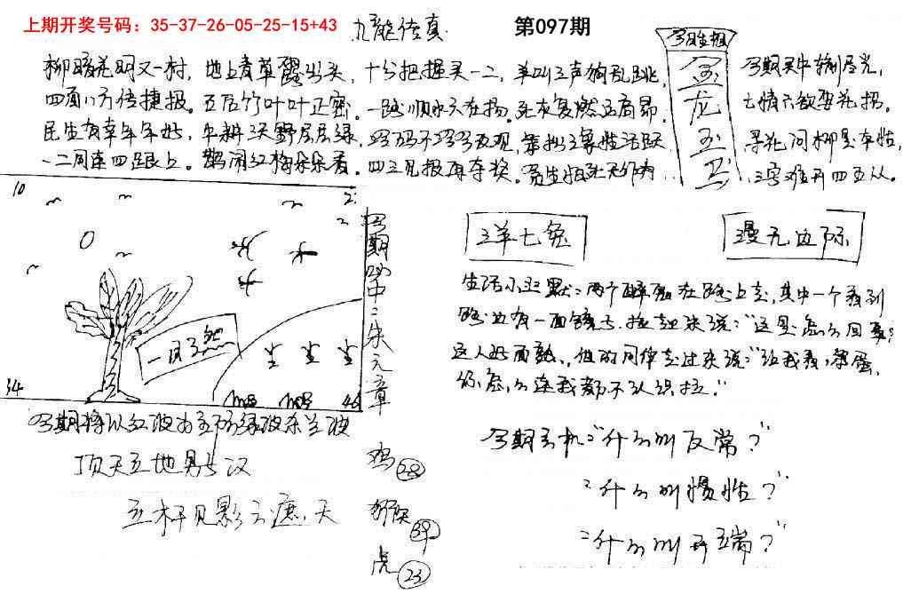 097期手写九龙内幕[图]
